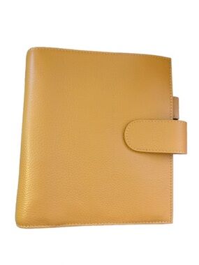 Moterm Personal Wide Lux Leather Planner/Organizer in Mustard Yellow